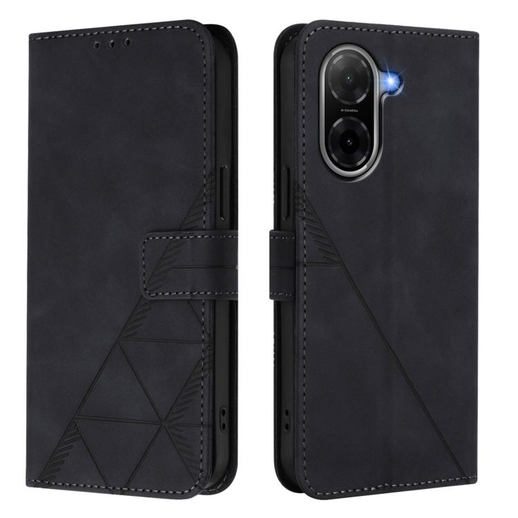 For Xiaomi Poco C71 4G Crossbody 3D Embossed Flip Leather Phone Case
