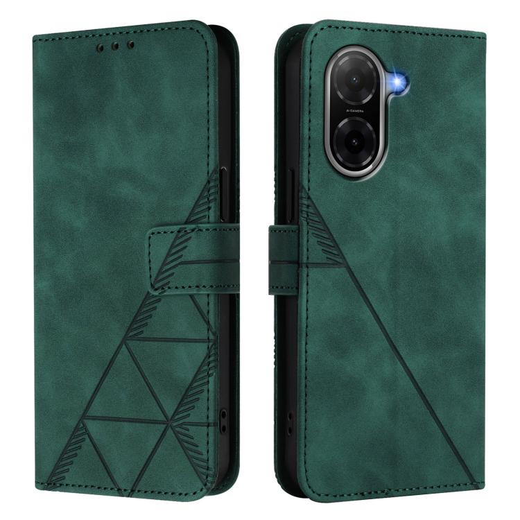 For Xiaomi Poco C71 4G Crossbody 3D Embossed Flip Leather Phone Case
