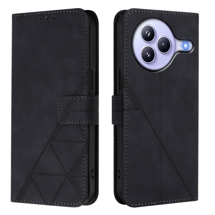 For Xiaomi Civi 5 Pro Crossbody 3D Embossed Flip Leather Phone Case