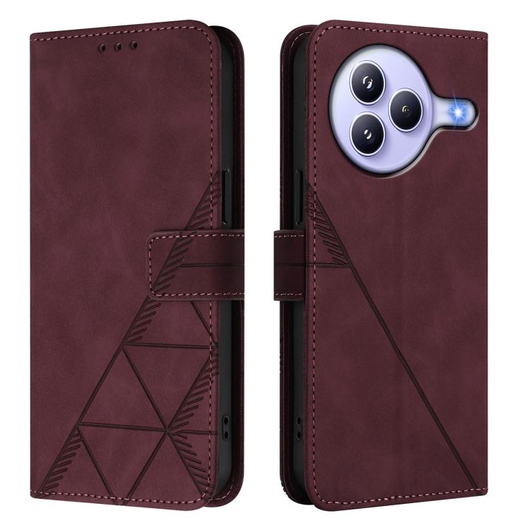 For Xiaomi Civi 5 Pro Crossbody 3D Embossed Flip Leather Phone Case