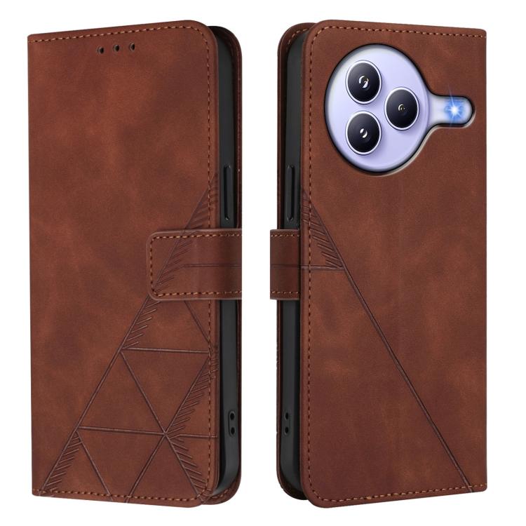 For Xiaomi Civi 5 Pro Crossbody 3D Embossed Flip Leather Phone Case