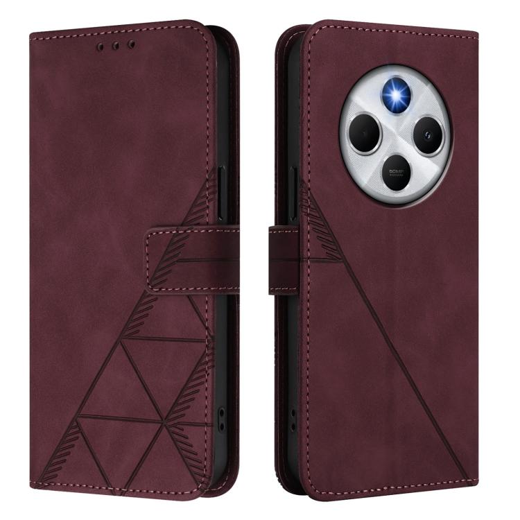 For Xiaomi Poco M7 5G / C75 4G Crossbody 3D Embossed Flip Leather Phone Case