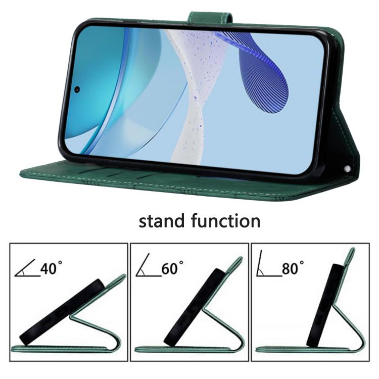 For Xiaomi Poco M7 5G / C75 4G Crossbody 3D Embossed Flip Leather Phone Case