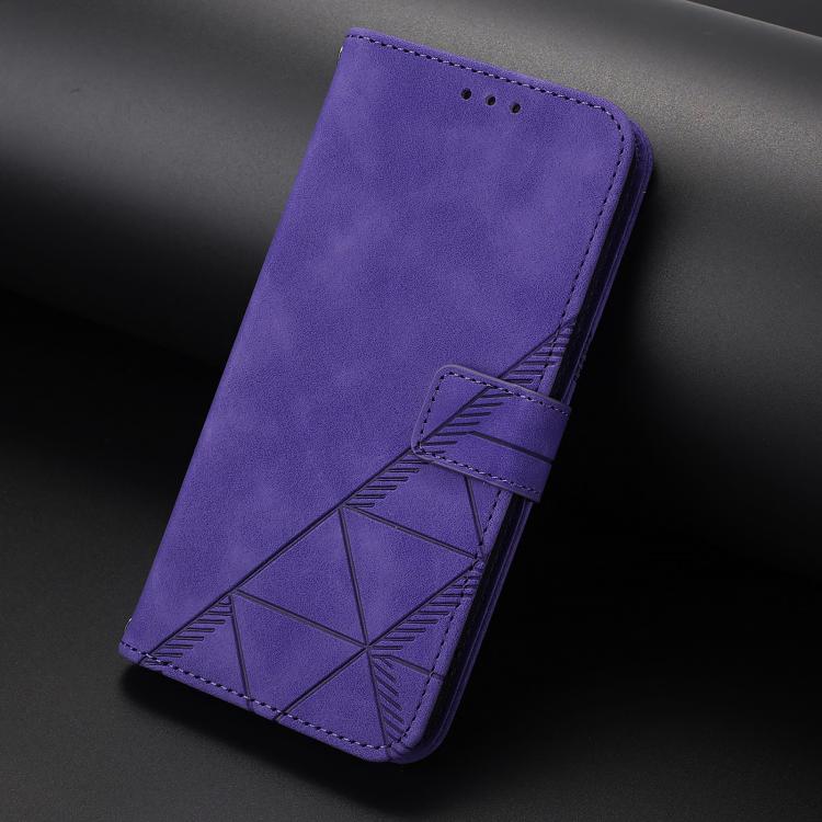 For Xiaomi Poco M7 4G 169mm Crossbody 3D Embossed Flip Leather Phone Case