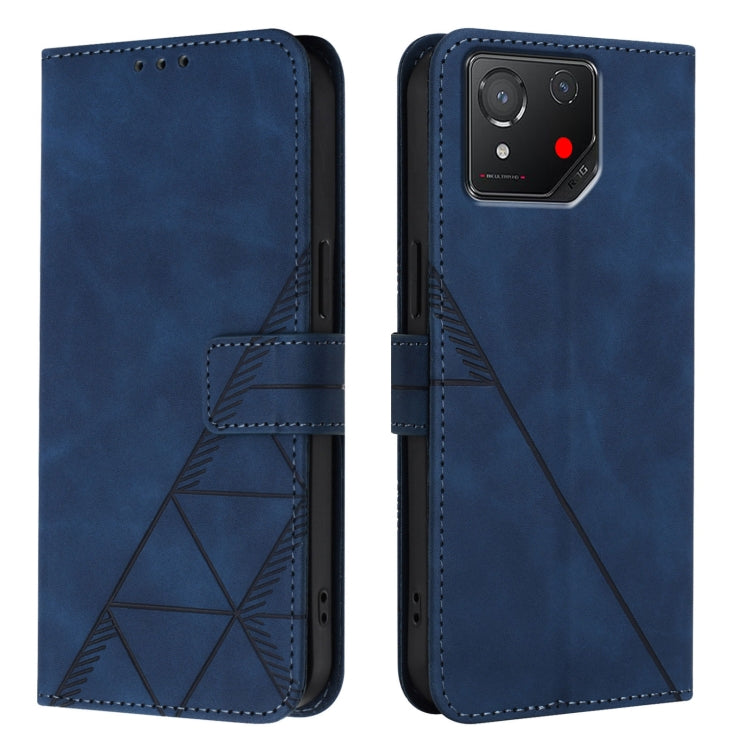 For Asus ROG Phone 8 Crossbody 3D Embossed Flip Leather Phone Case