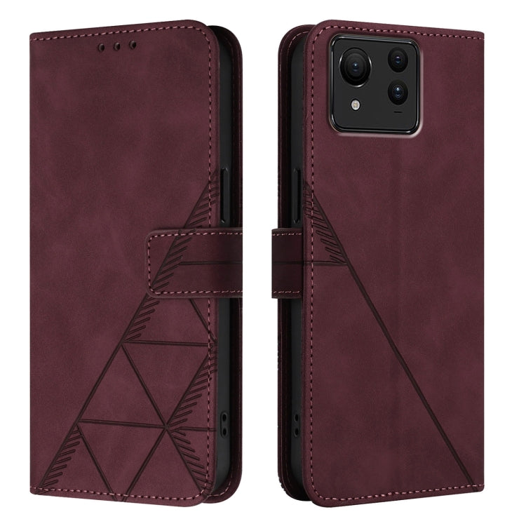 For Asus Zenfone 11 Ultra Crossbody 3D Embossed Flip Leather Phone Case