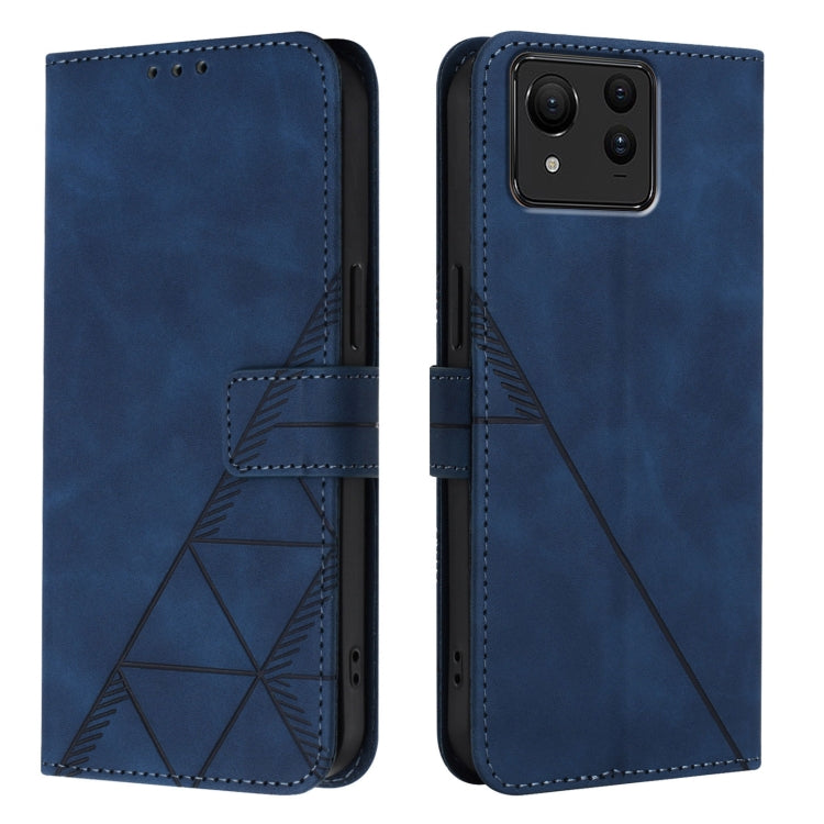For Asus Zenfone 11 Ultra Crossbody 3D Embossed Flip Leather Phone Case