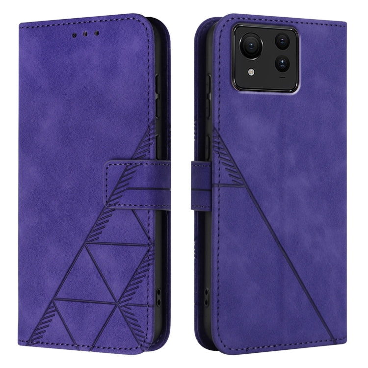 For Asus Zenfone 11 Ultra Crossbody 3D Embossed Flip Leather Phone Case