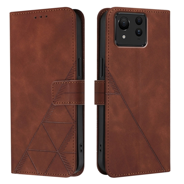 For Asus Zenfone 11 Ultra Crossbody 3D Embossed Flip Leather Phone Case