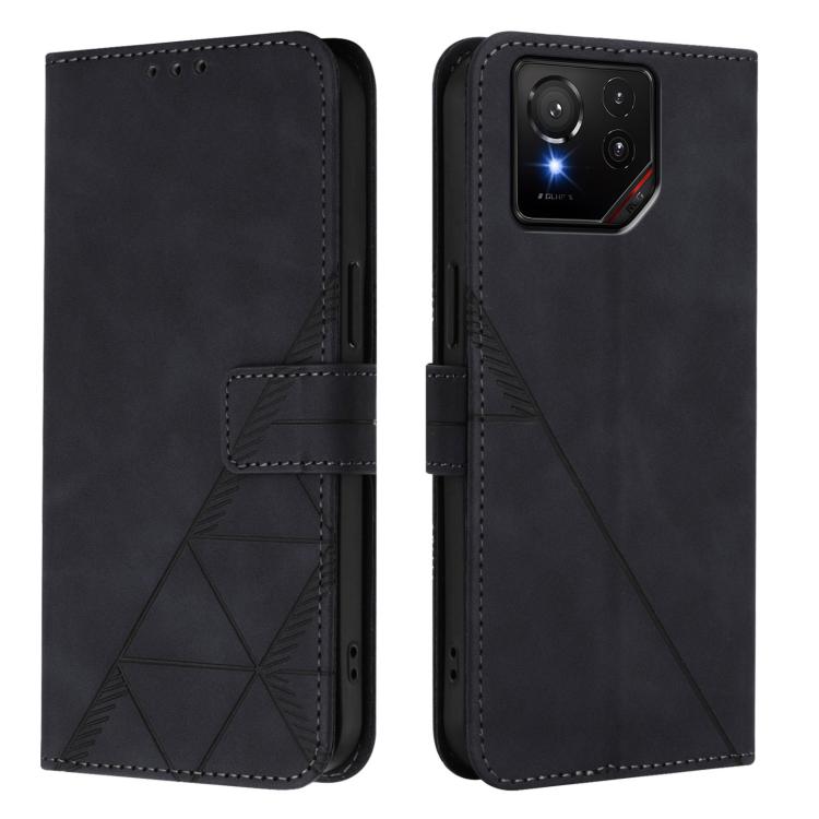 For Asus ROG Phone 9 / 9 Pro Crossbody 3D Embossed Flip Leather Phone Case