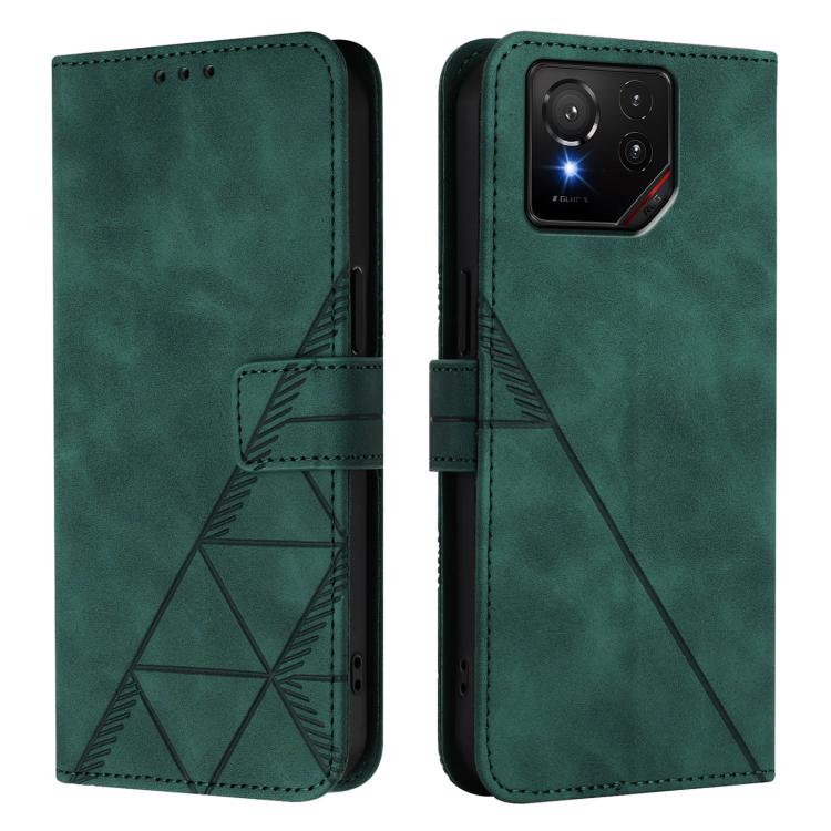 For Asus ROG Phone 9 / 9 Pro Crossbody 3D Embossed Flip Leather Phone Case