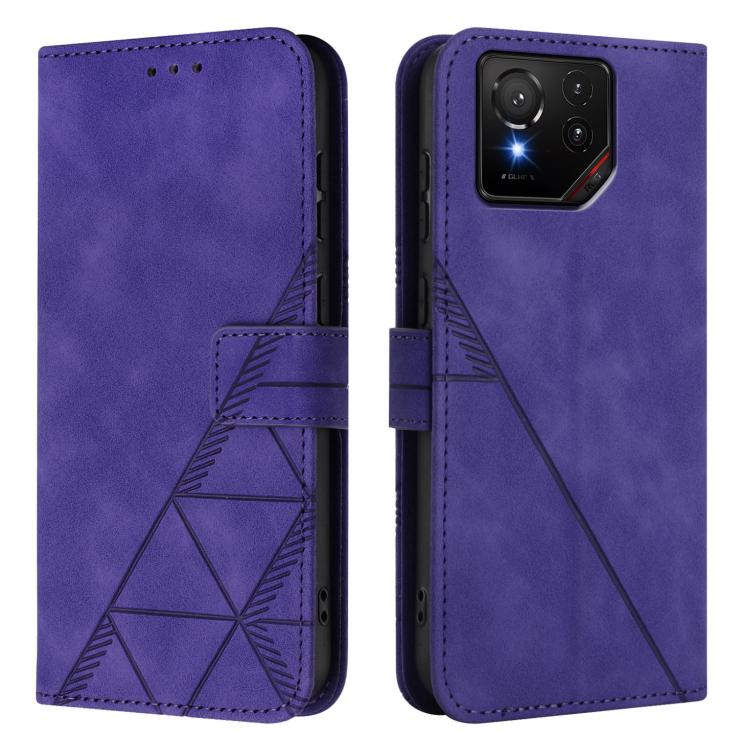 For Asus ROG Phone 9 / 9 Pro Crossbody 3D Embossed Flip Leather Phone Case