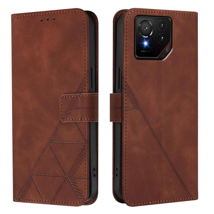 For Asus ROG Phone 9 / 9 Pro Crossbody 3D Embossed Flip Leather Phone Case