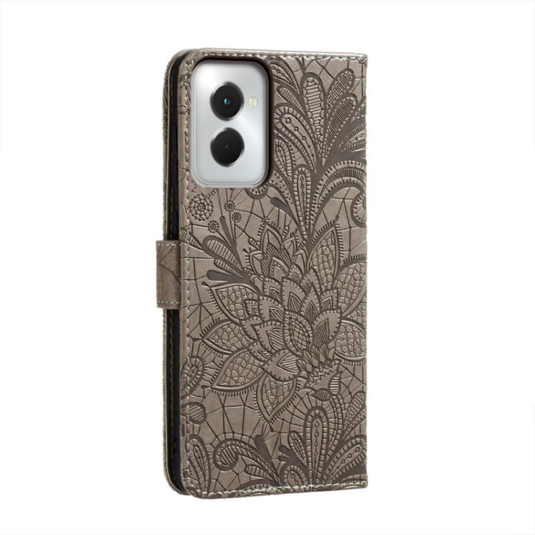 For Motorola Moto G Power 5G 2024 Lace Flower Embossing Flip Leather Phone Case