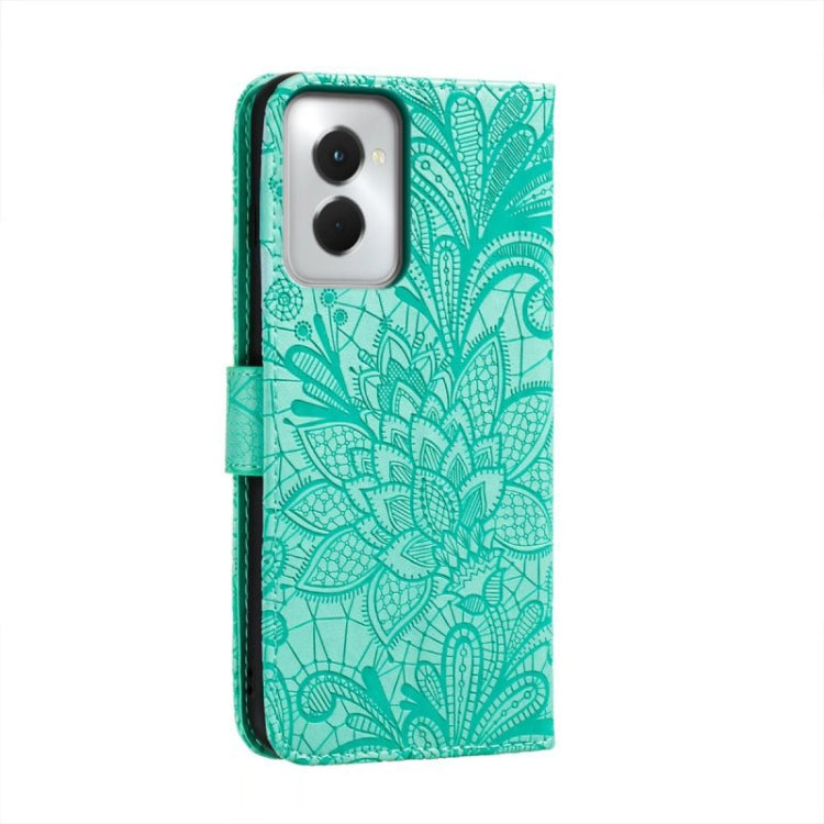For Motorola Moto G Power 5G 2024 Lace Flower Embossing Flip Leather Phone Case