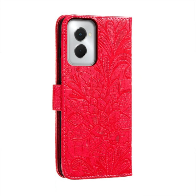 For Motorola Moto G Power 5G 2024 Lace Flower Embossing Flip Leather Phone Case