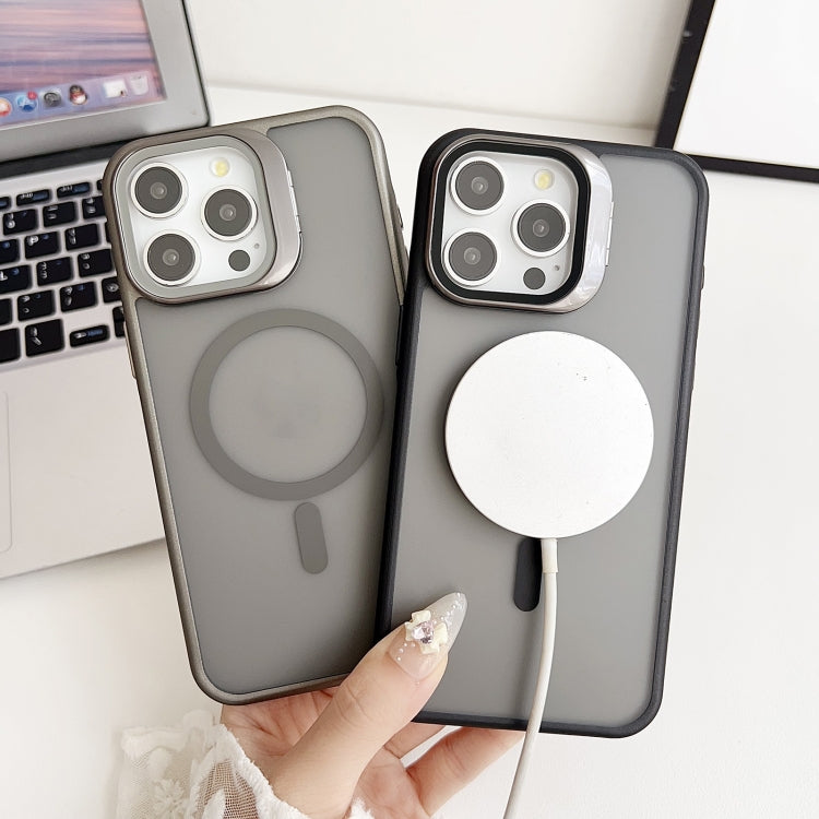 For iPhone 15 Plus J3 Magsafe Frame Bracket Shockproof Phone Case