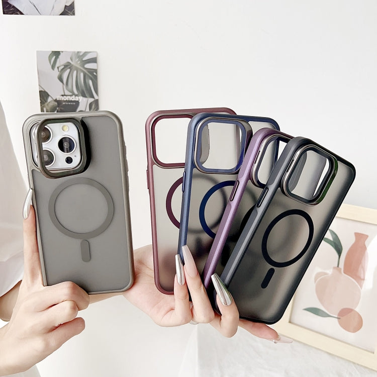 For iPhone 15 J3 Magsafe Frame Bracket Shockproof Phone Case