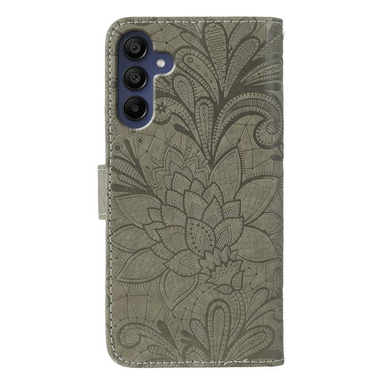 For Samsung Galaxy A36 5G Lace Flower Embossing Flip Leather Phone Case