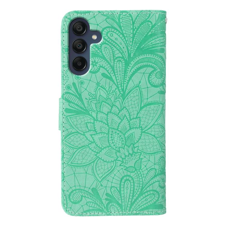 For Samsung Galaxy A36 5G Lace Flower Embossing Flip Leather Phone Case