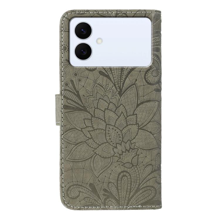 For Samsung Galaxy S26 Edge 5G Lace Flower Embossing Flip Leather Phone Case