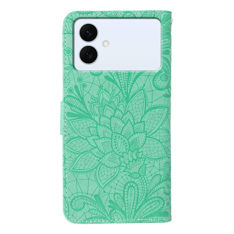 For Samsung Galaxy S26 Edge 5G Lace Flower Embossing Flip Leather Phone Case