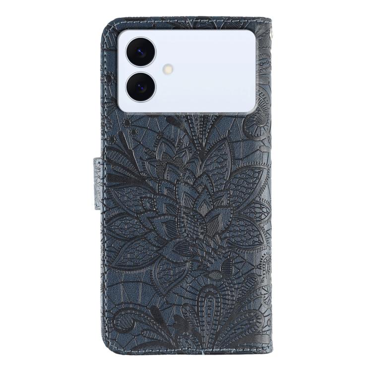 For Samsung Galaxy S26 Edge 5G Lace Flower Embossing Flip Leather Phone Case