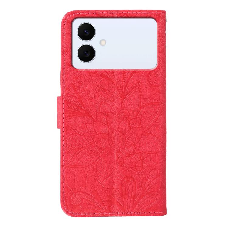 For Samsung Galaxy S26 Edge 5G Lace Flower Embossing Flip Leather Phone Case