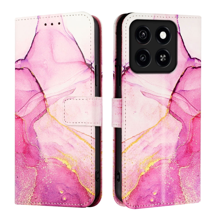 For ZTE Blade A35 / A55 PT003 Marble Pattern Flip Leather Phone Case