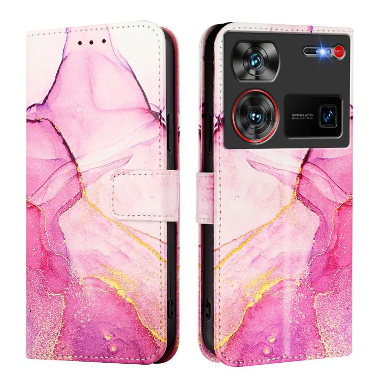For ZTE nubia Z60 Ultra PT003 Marble Pattern Flip Leather Phone Case