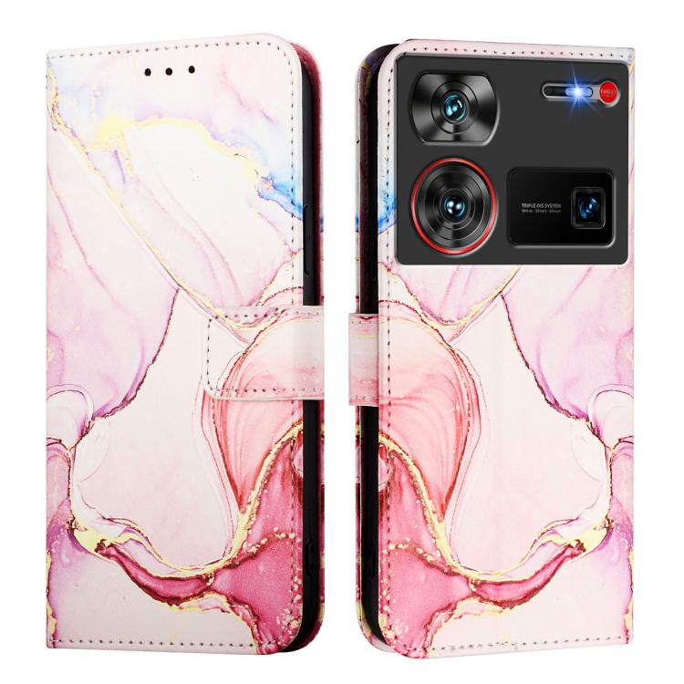 For ZTE nubia Z60 Ultra PT003 Marble Pattern Flip Leather Phone Case