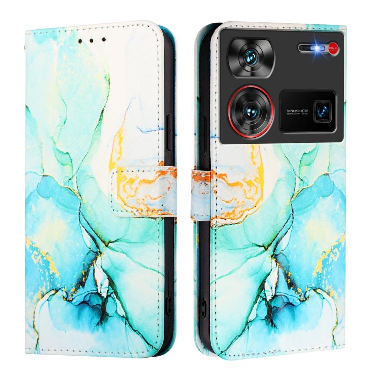 For ZTE nubia Z60 Ultra PT003 Marble Pattern Flip Leather Phone Case