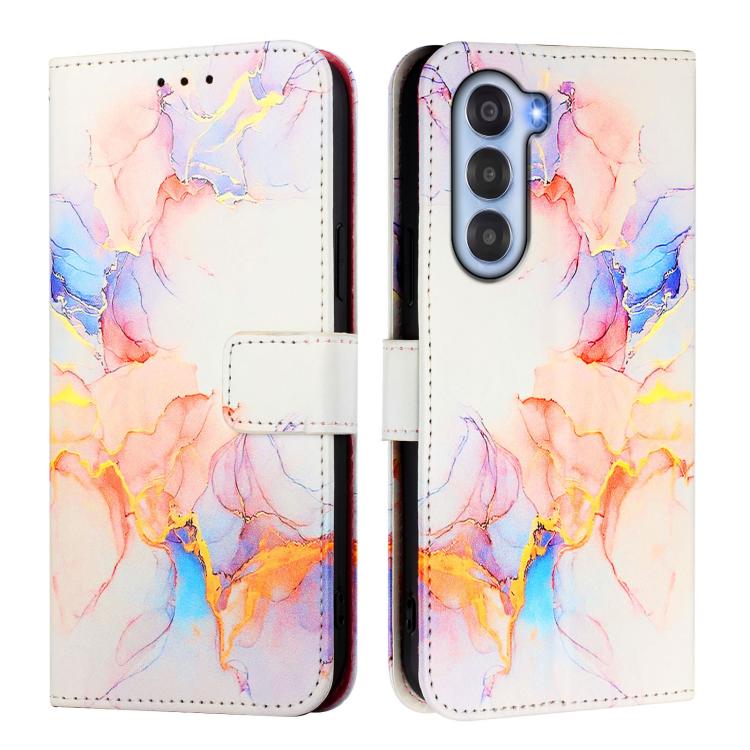 For ZTE nubia S 5G A403ZT PT003 Marble Pattern Flip Leather Phone Case