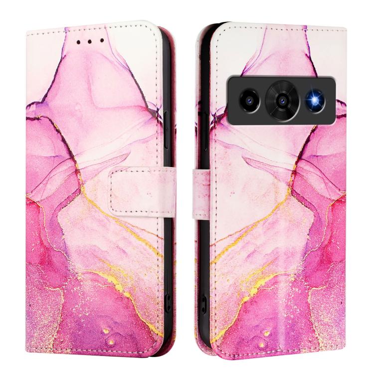 For ZTE nubia P7 Pro 5G / Optus X Value 5G PT003 Marble Pattern Flip Leather Phone Case