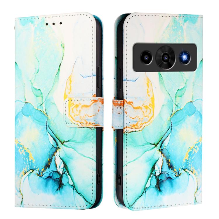 For ZTE nubia P7 Pro 5G / Optus X Value 5G PT003 Marble Pattern Flip Leather Phone Case