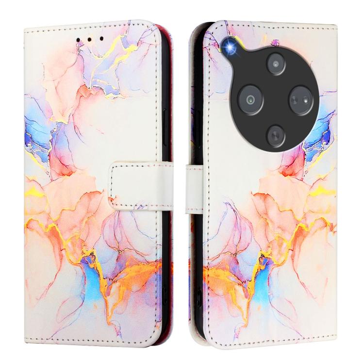 For ZTE nubia P9 Pro 5G / Optus X Pro 2 5G PT003 Marble Pattern Flip Leather Phone Case