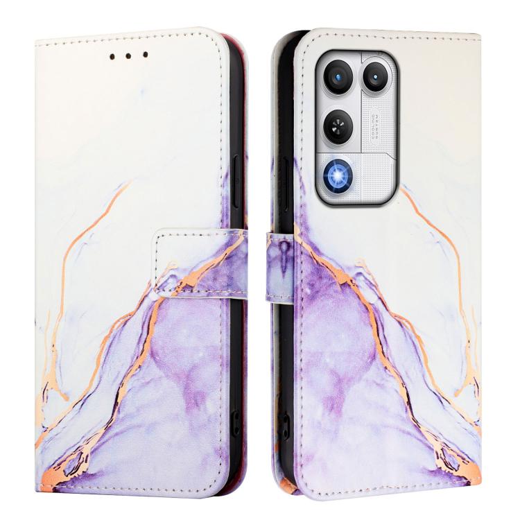 For ZTE nubia RedMagic 11 Air PT003 Marble Pattern Flip Leather Phone Case