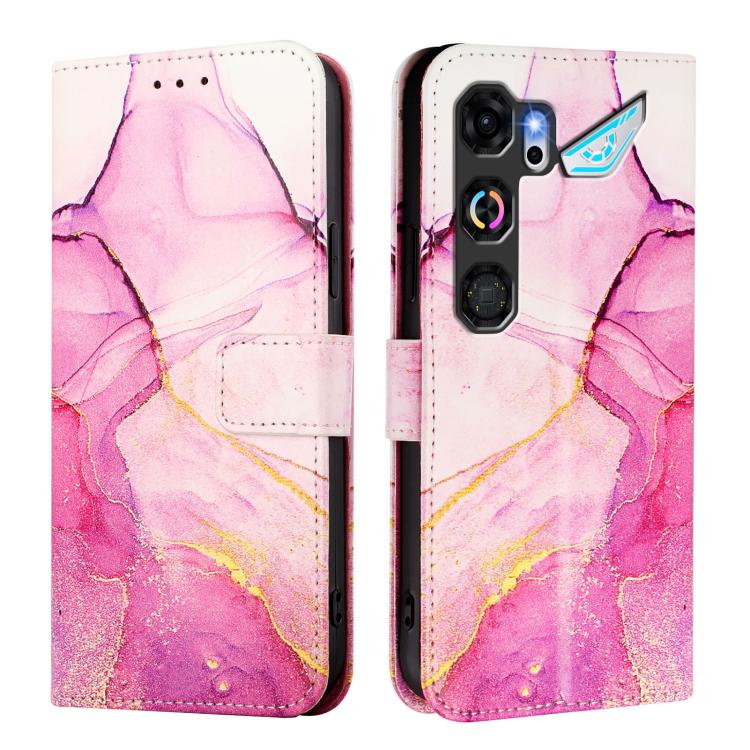 For ZTE nubia Neo 5 GT 5G PT003 Marble Pattern Flip Leather Phone Case
