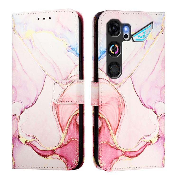 For ZTE nubia Neo 5 GT 5G PT003 Marble Pattern Flip Leather Phone Case