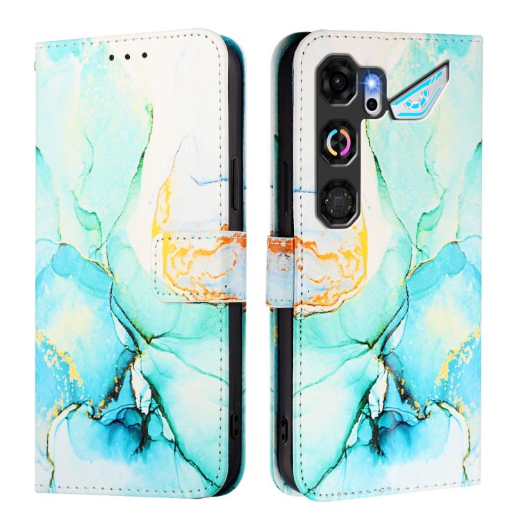 For ZTE nubia Neo 5 GT 5G PT003 Marble Pattern Flip Leather Phone Case