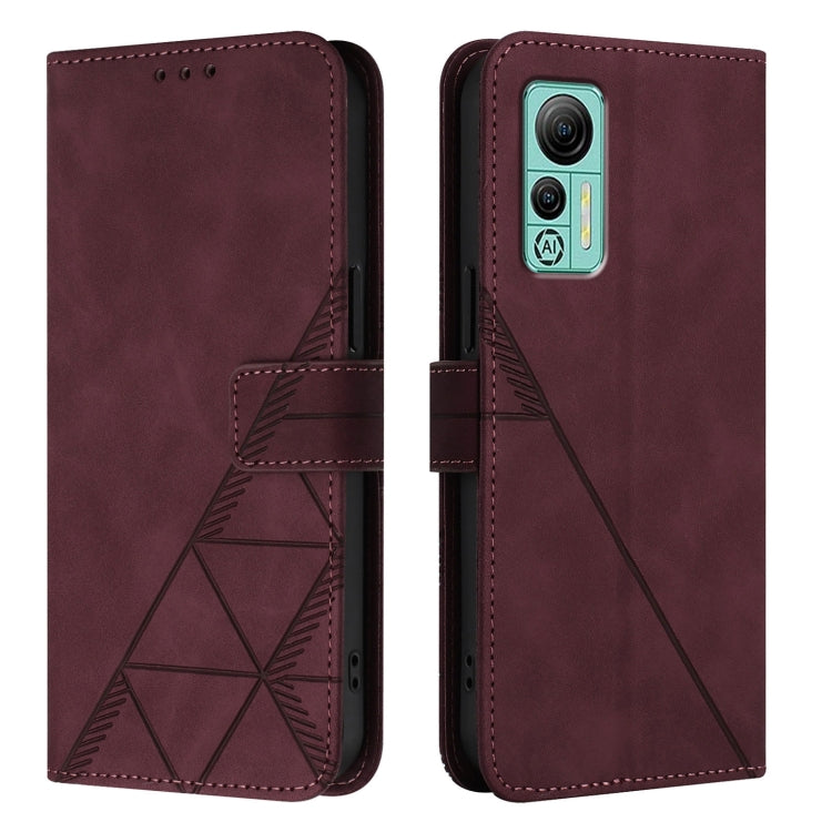 For Ulefone Note 14 Crossbody 3D Embossed Flip Leather Phone Case
