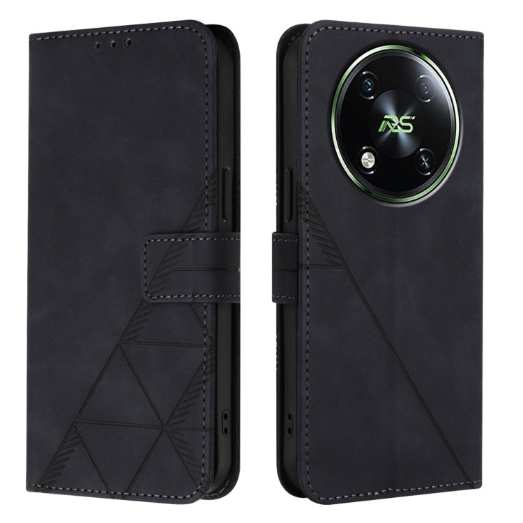 For Itel RS4 Crossbody 3D Embossed Flip Leather Phone Case