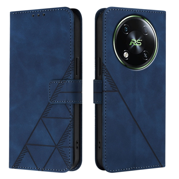 For Itel RS4 Crossbody 3D Embossed Flip Leather Phone Case