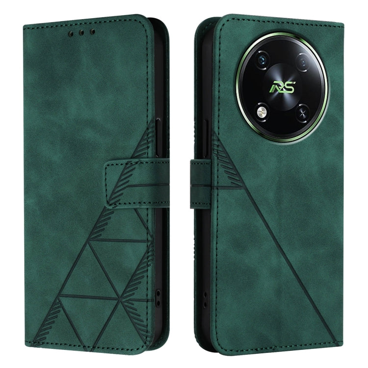 For Itel RS4 Crossbody 3D Embossed Flip Leather Phone Case