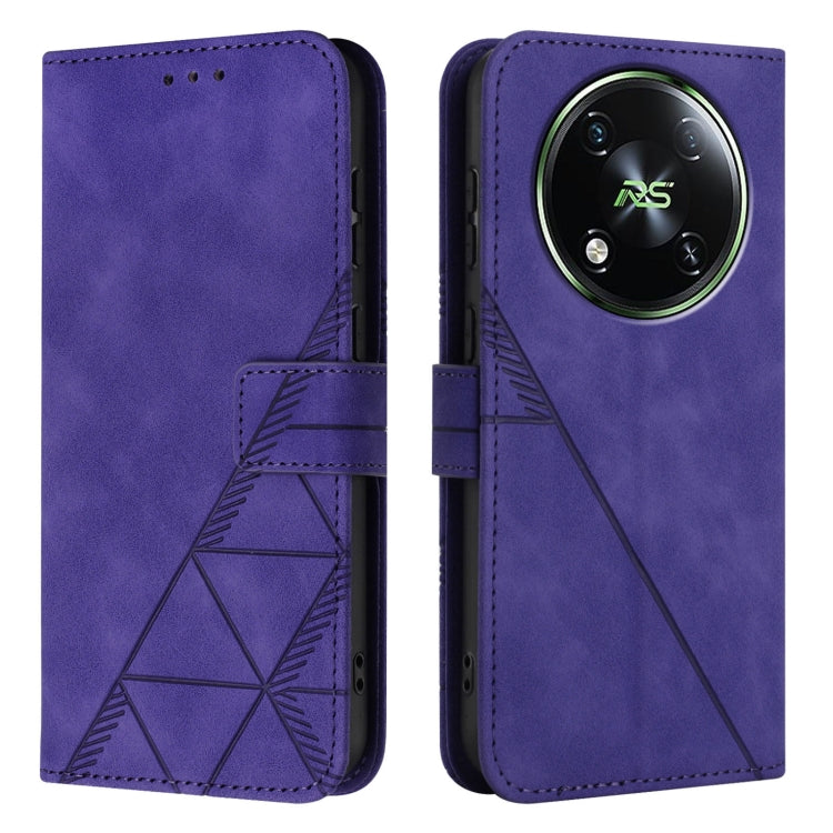 For Itel RS4 Crossbody 3D Embossed Flip Leather Phone Case