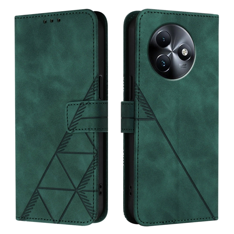 For Itel S24 Crossbody 3D Embossed Flip Leather Phone Case
