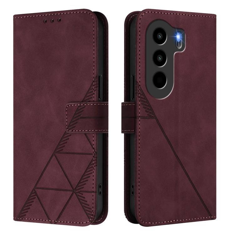 For Itel Power 70 Crossbody 3D Embossed Flip Leather Phone Case