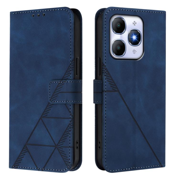 For Itel A90 Crossbody 3D Embossed Flip Leather Phone Case