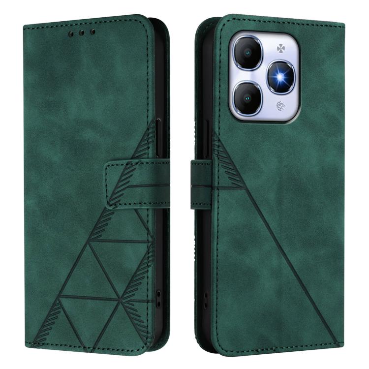 For Itel A90 Crossbody 3D Embossed Flip Leather Phone Case