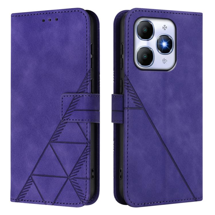 For Itel A90 Crossbody 3D Embossed Flip Leather Phone Case